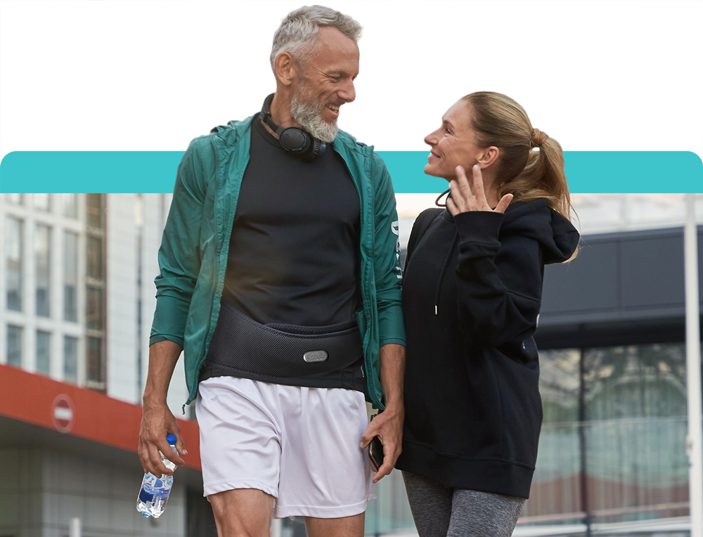 a couple taking a walk